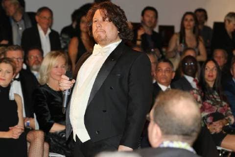10 11 2017 Frankfurt at Main Fraport Arena Gala Talent Contest Fashion and Design Pavarotti Masterclass Tenor S Deniz Leone