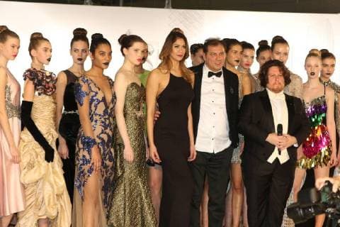 10 11 2017 Frankfurt at Main Fraport Arena Gala Talent Contest Fashion and Design Pavarotti Masterclass Tenor S Deniz Leone