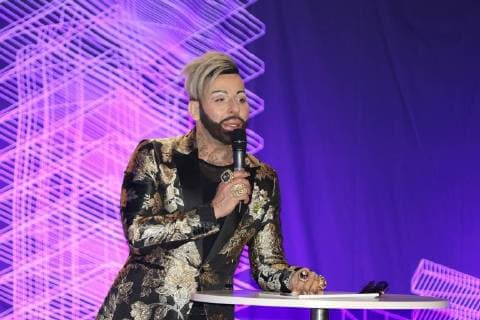 10 11 2017 Frankfurt at Main Fraport Arena Gala Talent Contest Fashion and Design Fashion designer Harald Glööckler