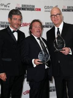 BEVERLY HILLS CA NOVEMBER 10 Eric Nebot Richard Gelfond Greg Foster at American Cinematheque?s 2017 Award Show honoring Amy Adams at The Beverly Hilton Hotel in Beverly Hills California on November 10 2017 Copyright: xFayexSadoux