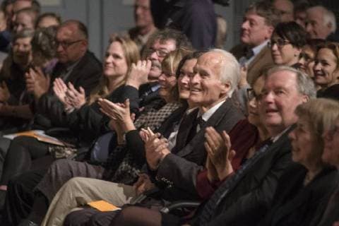 Culture Prize German Language 2017 Numerous Guests out politics and Culture Were to award Ceremony in the City Hall in Kassel come the Culture Prize German Language 2017 was at 11 11 2017 in Congress Palace in Kassel awarded Kassel Hesse Germany Congress Palace