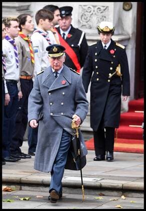 . 12 11 2017. London, United Kingdom. HM The Queen Elizabeth II- Remembrance Sunday. Prince Charles join HM The Queen Elizabeth II at the Remembrance Sunday service at the Cenotaph, London.  xAndrewxParsonsx xi-Imagesx IIM-16363-0097