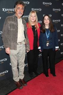 Joe Mantegna and his Wife Arlene Vrhel and Daughter Mia Mantegna at the Cavalia Odysseo Horse show Premiere at 11 11 2017 in Camarillo Cavalia Odysseo Celebrity Premiere in Camarillo 2017