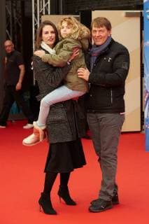 Katrin Wrobel with Husband Klaus Fricke and Daughter Louisa German premiere from Paddington 2 in Berlin at 12 11 2017 Premiere Paddington 2