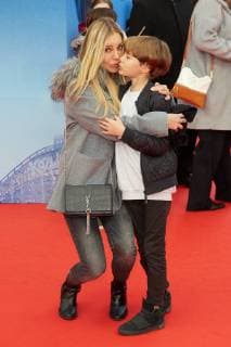 Xenia Seeberg and Son Philipp Elias German premiere from Paddington 2 in Berlin at 12 11 2017 Premiere Paddington 2