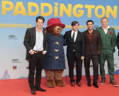 Hugh Grant Paddington Paul King Elyas M Barek Hugh Bonneville Paddington 2 Premiere in Zoopalast in Berlin