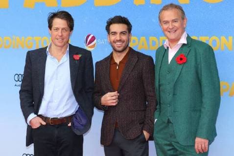 Hugh Grant Elyas MÕBarek Hugh Bonneville at the Film premiere Paddington 2 in Cinema Zoo Palace Zoopalast in the Hardenberg Street Berlin Copyright Imago Stick Celebrities GmbH Date 12 11 2017 Film Paddington 2