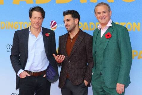 Hugh Grant Elyas MÕBarek Hugh Bonneville at the Film premiere Paddington 2 in Cinema Zoo Palace Zoopalast in the Hardenberg Street Berlin Copyright Imago Stick Celebrities GmbH Date 12 11 2017 Film Paddington 2