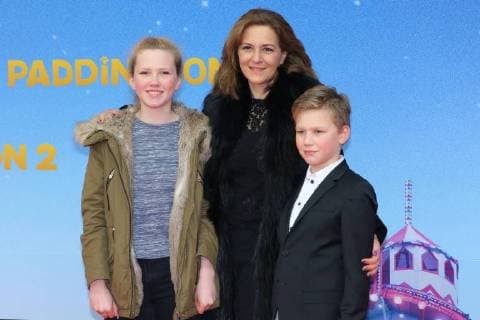 Martina Gedeck with Niece Paula Nephew Anton at the Film premiere Paddington 2 in Cinema Zoo Palace Zoopalast in the Hardenberg Street Berlin Copyright Imago Stick Celebrities GmbH Date 12 11 2017 Film Paddington 2