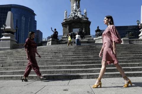 November 12, 2017 - EUM20171112ESP06.JPG.CIUDAD DE MEXICO Fashion WeekSemana Moda-Mercedes Benz.- Aspectos generales de Mercedes Benz Fashion Week con la coleccion de primavera de Francisco Cancino director creativo de Yakampot Foto: Agencia EL UNIVERSALIvan StephensMAVC  - ZUMAu78_ 20171112_zaf_u78_020 Copyright: xElxUniversalx