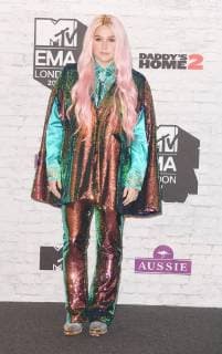 American singer Kesha attends the press room of MTV European Music Awards at the SSE Arena in London on November 12, 2017.  LON20171112153 RUNExHELLESTAD