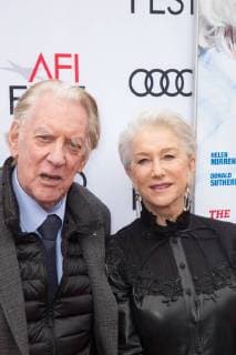 Actors Donald Sutherland and Helen Mirren attend the screening of The Leisure Seeker at AFI FEST 2017 Presented By Audi at the Egyptian Theatre on November 12, 2017 in Hollywood, California. USA 2017 The AFI FEST 2017 Presented by Audi at Egyptian Theatre in Hollywood, California.  Copyright: xMSUxStudiox