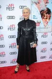 Helen Mirren the The Leisure seeker Screening at 12 11 2017 in Frame of AFI close in Hollywood Los Angeles AFI close 2017 presented by Audi The Leisure seeker Screening photo call