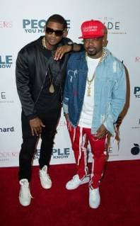 Bilder des Tages Usher Raymond IV and Jermaine Dupri attend the premiere of The Orchard s People You May Know at the Pacific Theatres The Grove on November 13, 2017 in Los Angeles, California USA 2017 The premiere of The Orchard s People You May Know at the Pacific Theatres The Grove in Los Angeles, California  Copyright: xMSUxStudiox