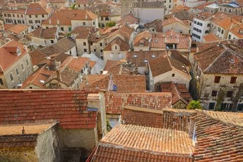 Outlook above the Roofs the Old Town Kotor Montenegro Europe Copyright: imageBROKER/SimonxBelcher ibxdig04593506.jpg