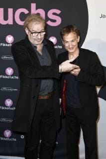Leander Haussmann and Jan Henrik Stahlberg at the Premiere the Cinema Fikkefuchs in Cinema International Berlin 14 11 2017 Foto:xF.xKernx xFuturexImage