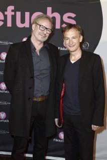Leander Haussmann and Jan Henrik Stahlberg at the Premiere the Cinema Fikkefuchs in Cinema International Berlin 14 11 2017 Foto:xF.xKernx xFuturexImage