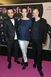 Franz Rogowski Sara Lisa Volm and Jan Henrik Stahlberg at the Premiere the Cinema Fikkefuchs in Cinema International Berlin 14 11 2017 Foto:xF.xKernx xFuturexImage