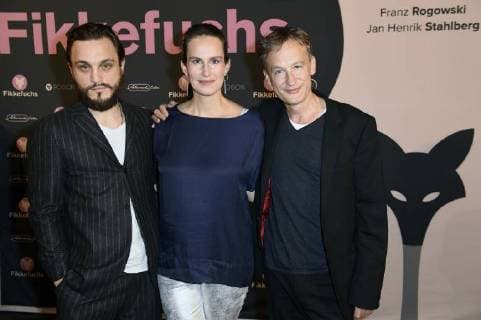 Franz Rogowski Sara Lisa Volm and Jan Henrik Stahlberg at the Premiere the Cinema Fikkefuchs in Cinema International Berlin 14 11 2017 Foto:xF.xKernx xFuturexImage