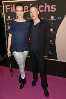 Sara Lisa Volm and Jan Henrik Stahlberg at the Premiere the Cinema Fikkefuchs in Cinema International Berlin 14 11 2017 Foto:xF.xKernx xFuturexImage