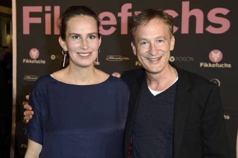 Sara Lisa Volm and Jan Henrik Stahlberg at the Premiere the Cinema Fikkefuchs in Cinema International Berlin 14 11 2017 Foto:xF.xKernx xFuturexImage