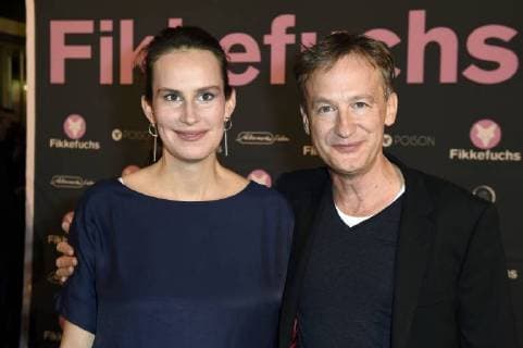 Sara Lisa Volm and Jan Henrik Stahlberg at the Premiere the Cinema Fikkefuchs in Cinema International Berlin 14 11 2017 Foto:xF.xKernx xFuturexImage