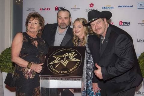 November 15, 2017 - Toronto, Ontario, Canada - Lena Connors, Tom Jr and Taw Connors attend the 2017 Canada s Walk of Fame at The Liberty Grand on November 15, 2017 in Toronto, Canada Toronto Canada - ZUMAm154 20171115_zap_m154_013 Copyright: xAngelxMarchinix
