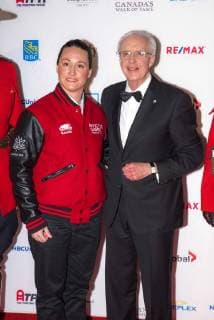 November 15, 2017 - Toronto, Ontario, Canada - Brian Williams and Natacha Dupuis attend the 2017 Canada s Walk of Fame at The Liberty Grand on November 15, 2017 in Toronto, Canada Toronto Canada - ZUMAm154 20171115_zap_m154_019 Copyright: xAngelxMarchinix