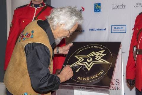 November 15, 2017 - Toronto, Ontario, Canada - David Suzuki attends the 2017 Canada s Walk of Fame at The Liberty Grand on November 15, 2017 in Toronto, Canada Toronto Canada - ZUMAm154 20171115_zap_m154_038 Copyright: xAngelxMarchinix