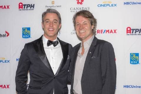 November 15, 2017 - Toronto, Ontario, Canada - Ben Mulroney and Jim Cuddy attend the 2017 Canada s Walk of Fame at The Liberty Grand on November 15, 2017 in Toronto, Canada Toronto Canada - ZUMAm154 20171115_zap_m154_064 Copyright: xAngelxMarchinix
