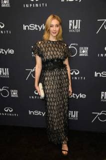 November 15, 2017 - West Hollywood, California, U.S. - SARAH GADON arrives at the s and InStyle s Celebration of the 2018 Golden Globe Awards Season and the Unveiling of the Golden Globe Ambassador. West Hollywood U.S. - ZUMAz03_ 20171115_shd_z03_195 Copyright: xHFPAx