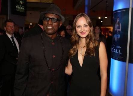 Cinema Premiere The Recall Vienna Millennium City 15 11 2017 Wesley Snipes Laura Bilgeri