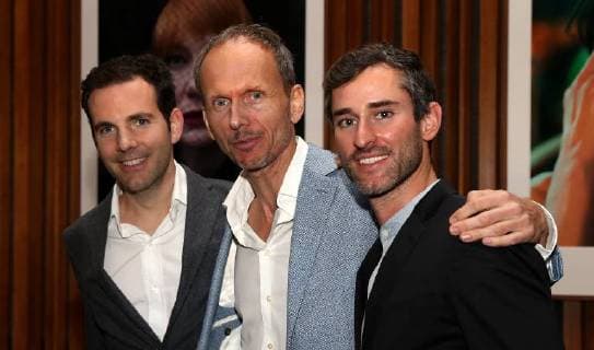 Premiere from manifesto in Presence the Director Julian at 16 11 17 in Cinema International Dario Suter Director Julian and Joel Brandeis at the Premiere from manifesto at 16 11 17 in Cinema International Berlin Berlin Germany Cinema International