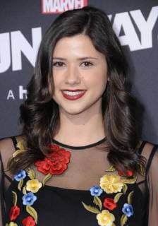 November 16, 2017 - Westwood, CA, U.S. - 16 November 2017 - Westwood, California - Amber Coney. Premiere Of Hulu s Marvel s Runaways held at Regency Village Theater in Westwood. Photo Credit: AdMedia Westwood U.S. - ZUMAa123 20171116_zaa_a123_399 Copyright: xBirdiexThompsonx
