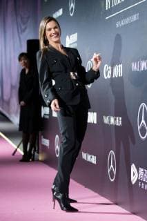 Victoria s Secret Angel and Brazilian model and actress Alessandra Ambrosio poses before taking group photos ahead of the 2017 Victoria s Secret Fashion Show at the Mercedes-Benz Arena in Shanghai, China, 18 November 2017. Victoria s Secret Angel Alessandra Ambrosio flaunts sexy cleavage in Shanghai  pbu712858_31