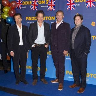 David Heyman Hugh Grant Hugh Bonneville Paul King CELEBRITES Avant premiere du film Paddington 2 Paris 19 11 2017 StephenCaillet Panoramic 