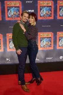 Isabell Horn with Friend Jens Ackermann World premiere Germany greatest Children show Game with the Time in Frederick city Palace Berlin at 19 11 2017 World premiere Game with the Time