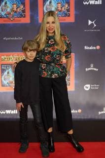 Xenia Seeberg and Son Philipp Elias World premiere Germany greatest Children show Game with the Time in Frederick city Palace Berlin at 19 11 2017 World premiere Game with the Time