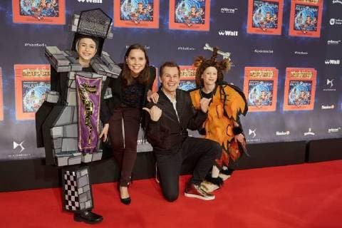 Malte with Woman Anna Mary World premiere Germany greatest Children show Game with the Time in Frederick city Palace Berlin at 19 11 2017 World premiere Game with the Time