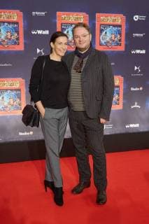 Ulrike Frank with Man Marc Schubring World premiere Germany greatest Children show Game with the Time in Frederick city Palace Berlin at 19 11 2017 World premiere Game with the Time
