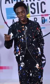 Caleb McLaughlin arrives for the annual American Music Awards held at Microsoft Theater in Los Angeles, on November 19, 2017.  LAP2017111954 JIMxRUYMEN