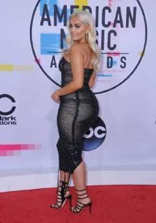 November 19, 2017 - Los Angeles, CA, U.S. - 19 November 2017 - Los Angeles, California - Bebe Rexha. 2017 American Music Awards held at Microsoft Theater in Los Angeles. Photo Credit: AdMedia Los Angeles U.S. - ZUMAa123 20171119_zaa_a123_083 Copyright: xBirdiexThompsonx