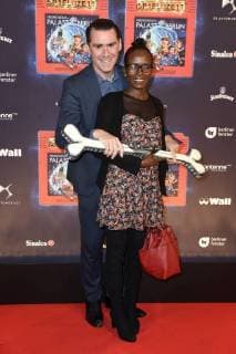 Andrej Hermlin with Wife Joyce at the Premiere the Children show Game with the Time in Frederick city Palace Berlin 19 11 2017 Foto:xF.xKernx xFuturexImage