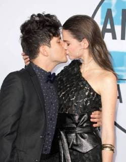 November 19, 2017 - Los Angeles, California, United States of America - Rudy Mancuso (L) Maia Mitchell on the Red Carpet of the 2017 American Music Awards held on Sunday, November 19, 2017 at the Microsoft Theatre in Los Angeles, California. JAVIER ROJAS PI Los Angeles United States of America - ZUMAp124 20171119_zaa_p124_198 Copyright: xJavierxRojas Pix