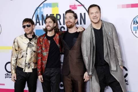 Ben McKee Daniel Wayne sermon Daniel Platzman and Dan Reynolds Imagine Dragons at the award Ceremony the 44 American Music Awards in Microsoft Theatre Los Angeles 19 11 2017 Foto:xD.xBedrosianx xFuturexImage