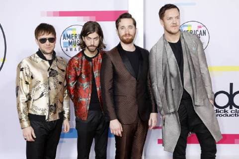 Ben McKee Daniel Wayne sermon Daniel Platzman and Dan Reynolds Imagine Dragons at the award Ceremony the 44 American Music Awards in Microsoft Theatre Los Angeles 19 11 2017 Foto:xD.xBedrosianx xFuturexImage