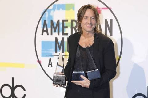 Keith Urban at the award Ceremony the 44 American Music Awards in Microsoft Theatre Los Angeles 19 11 2017 Foto:xD.xBedrosianx xFuturexImage