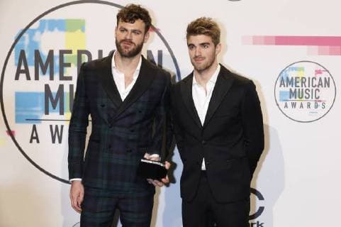 Alex Pall and Andrew Taggart The Chainsmokers at the award Ceremony the 44 American Music Awards in Microsoft Theatre Los Angeles 19 11 2017 Foto:xD.xBedrosianx xFuturexImage