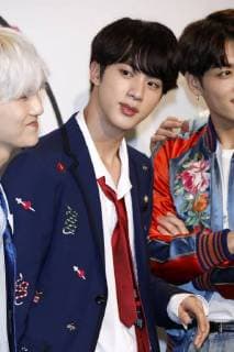 BTS Boys at the award Ceremony the 44 American Music Awards in Microsoft Theatre Los Angeles 19 11 2017 Foto:xD.xBedrosianx xFuturexImage
