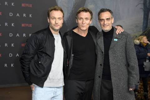 Mark Waschke Oliver Masucci and Anatole Taubman at the Premiere the NETFLIX Series Dark in Cinema in Zoo Palace Berlin 20 11 2017 Foto:xF.xKernx xFuturexImage